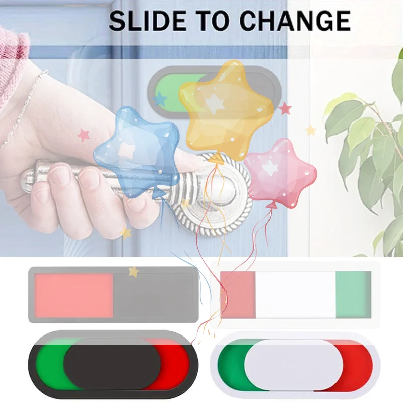 Acrylic Sliding Occupied Vacant Sign Strong Self Adhesive Easy Install For Office Restroom Meeting Rooms
