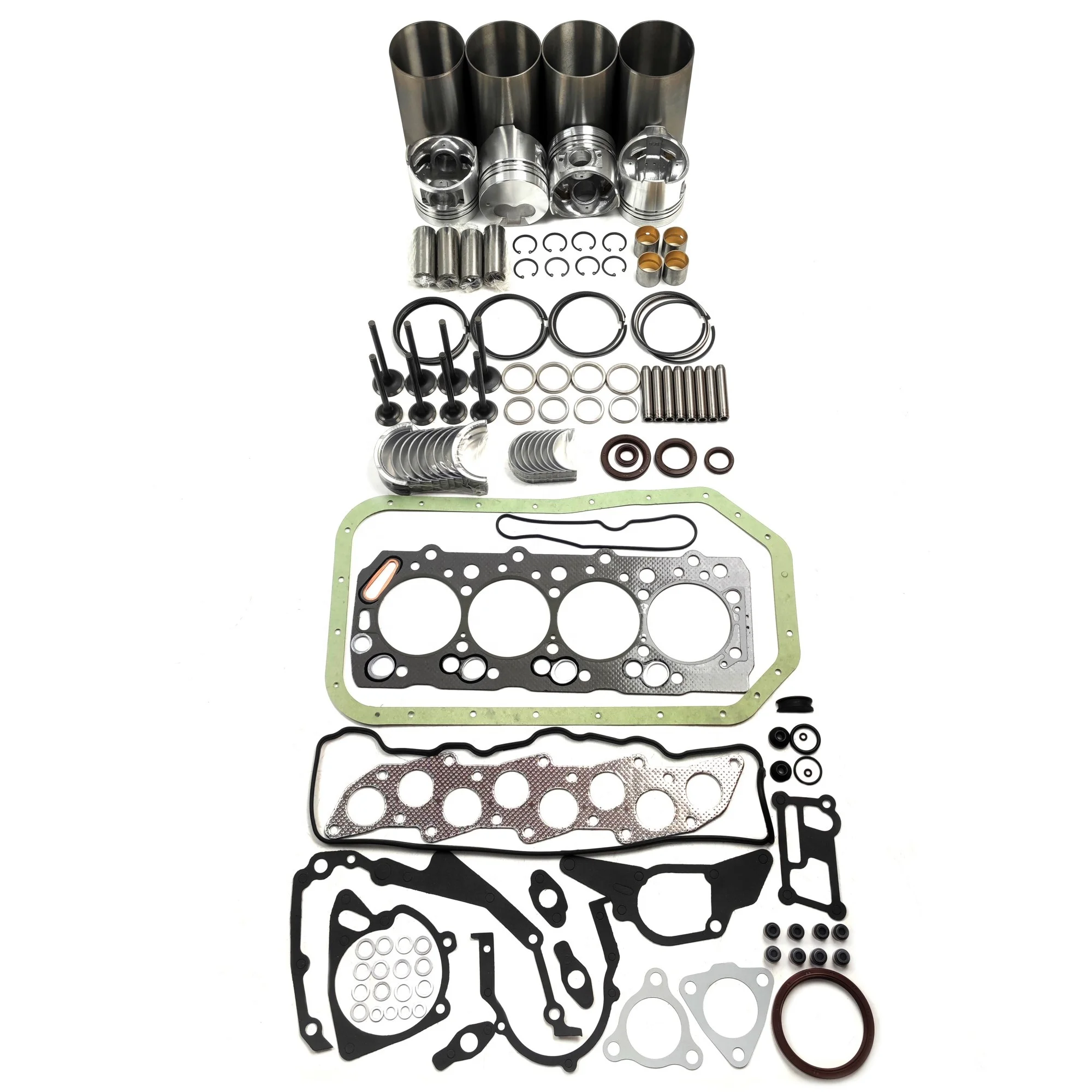 

D4BH Overhaul Repair Set Piston Set 23410-42610 Gasket Set 20910-42D00 Bearing 21020-42030 Valve 22211-42000 for Hyundai Engine