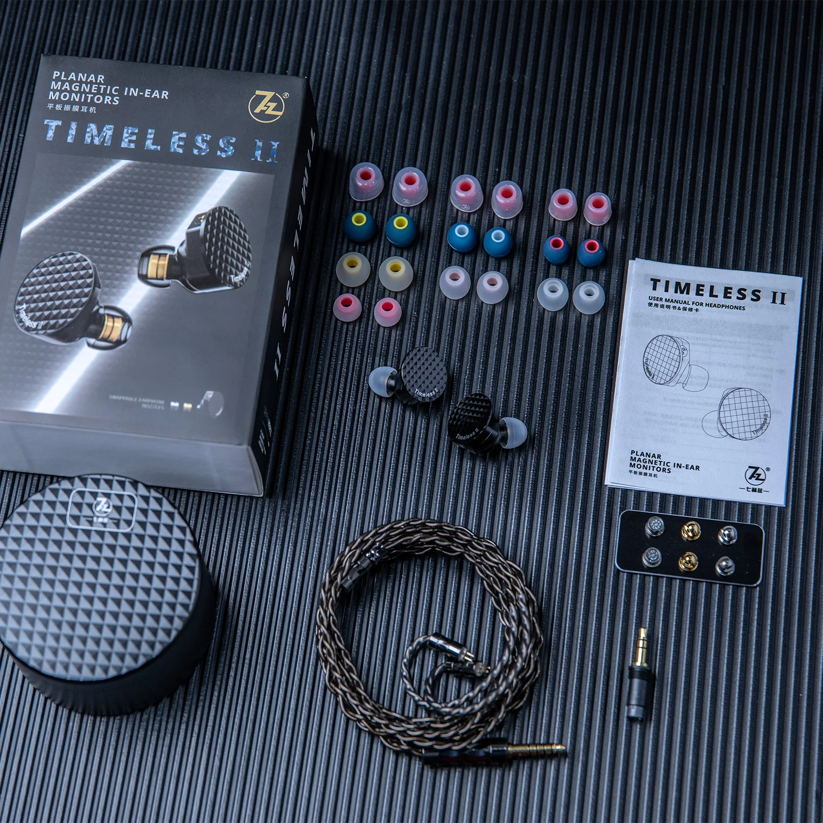 7 هرتز Timeless II ترقية 14.5 ملم سائق مغناطيسي مستو IEM Hifi سماعات أذن سلكية مع فوهة قابلة للضبط كابل 7N OCC