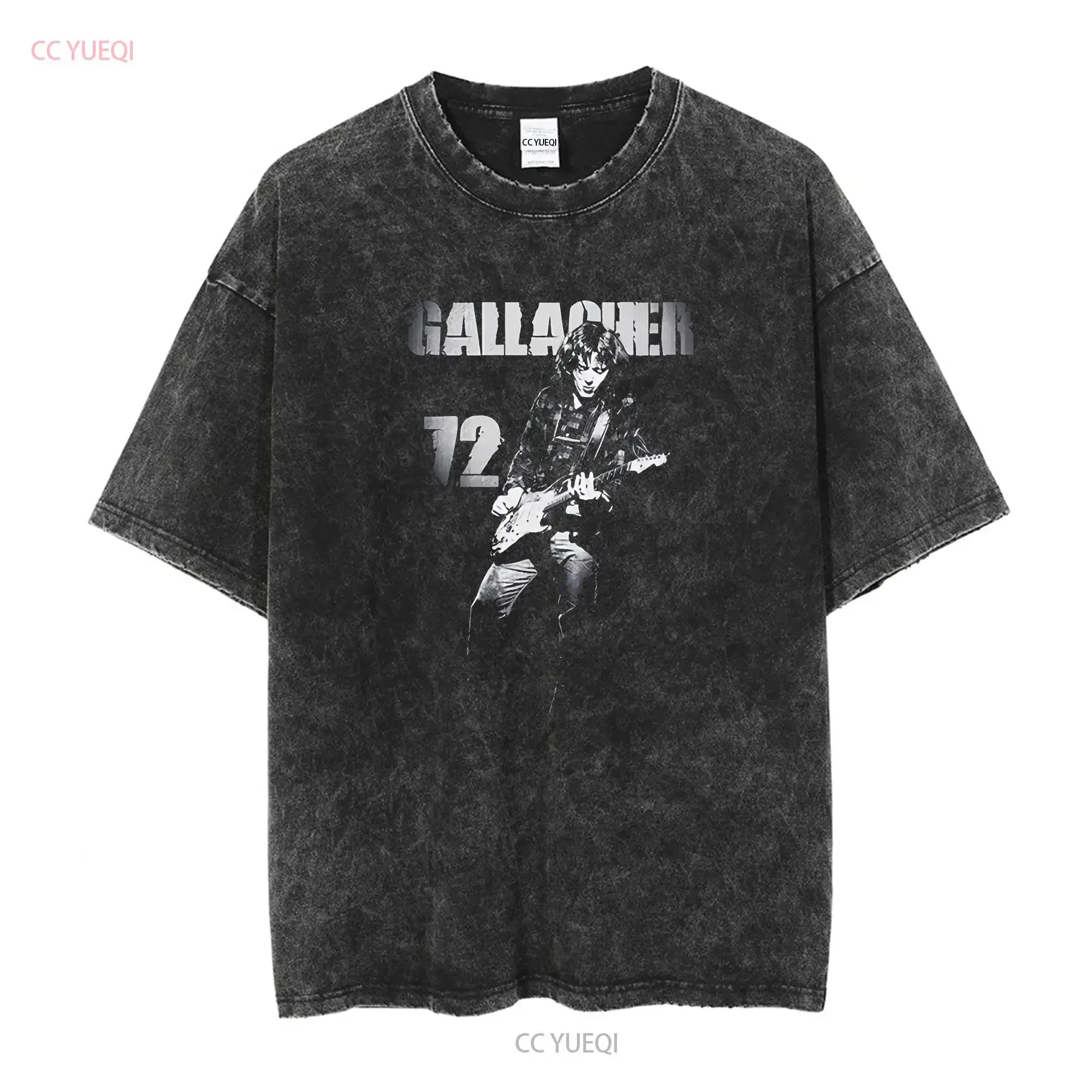 Rory Gallagher 72 T Shirt Vintage S 3XL long or short sleeves vintage Washed designer clothes Versatile graphic Stylish