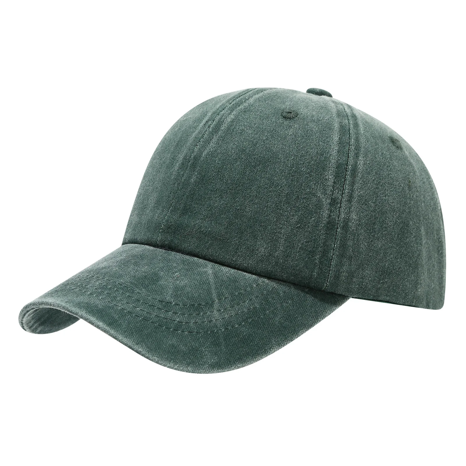 Individuell bedrucktes Logo, komplett aus Baumwolle gewaschene Vintage-Baseballkappe, Arbeitsreise-Sonnenhut, geeignet für Männer und Frauen – Detail 3