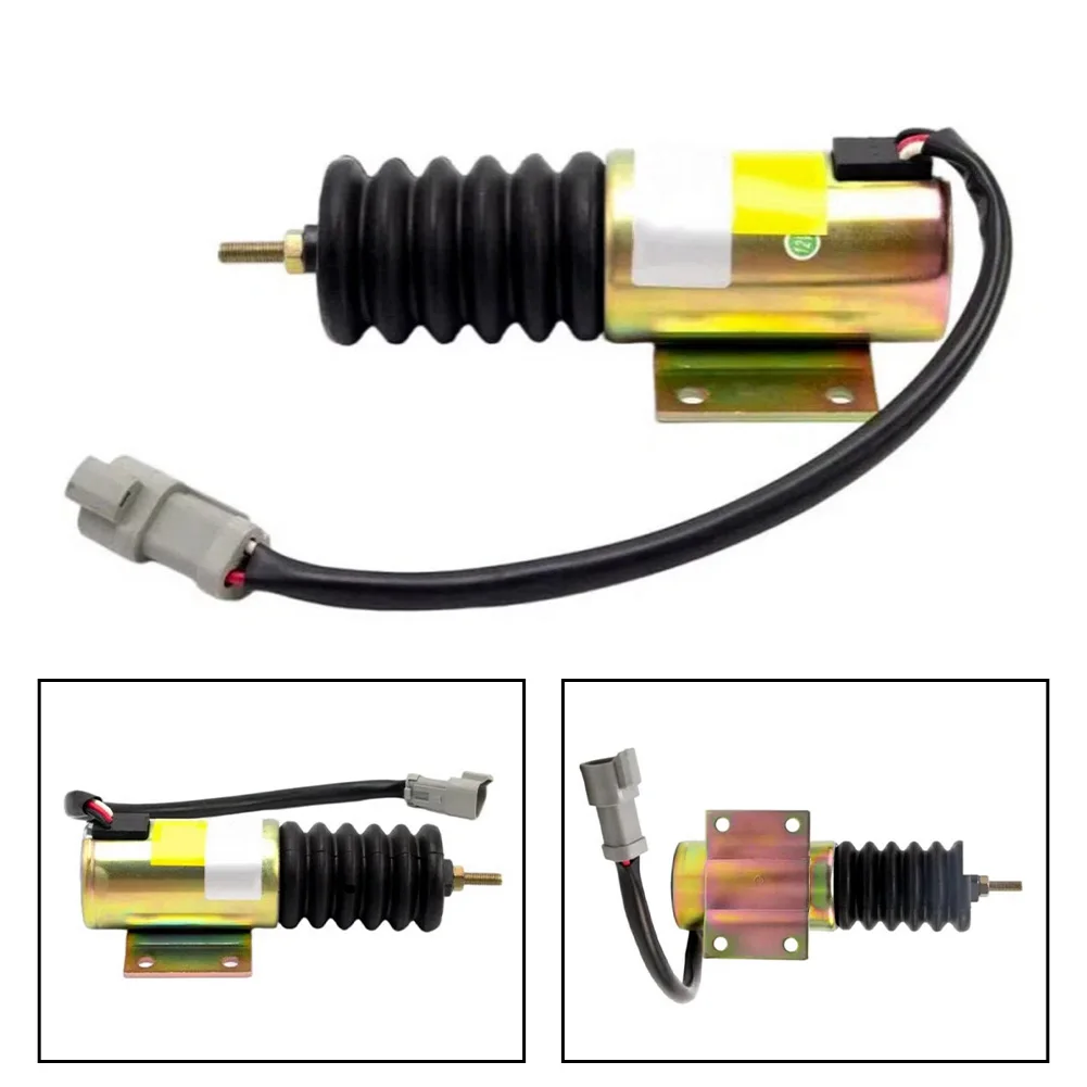 12V Fire Stop Solenoid Valve P613 A52V12 for Diesel Engine Units Agricultural Equipment and Construction Machinery