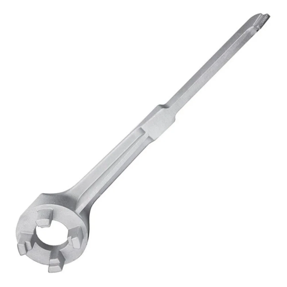 Drum Wrench Aluminum for 10 15 20 30 55 Gallon Barrels Safe Non Sparking Design Suitable for Hazardous Environments