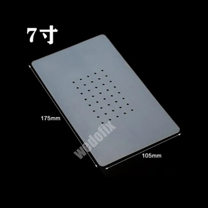 7inch 14inch Perforated Separator Pad Universal Vaccum Separate Rubber Mat High Temperature Resistant