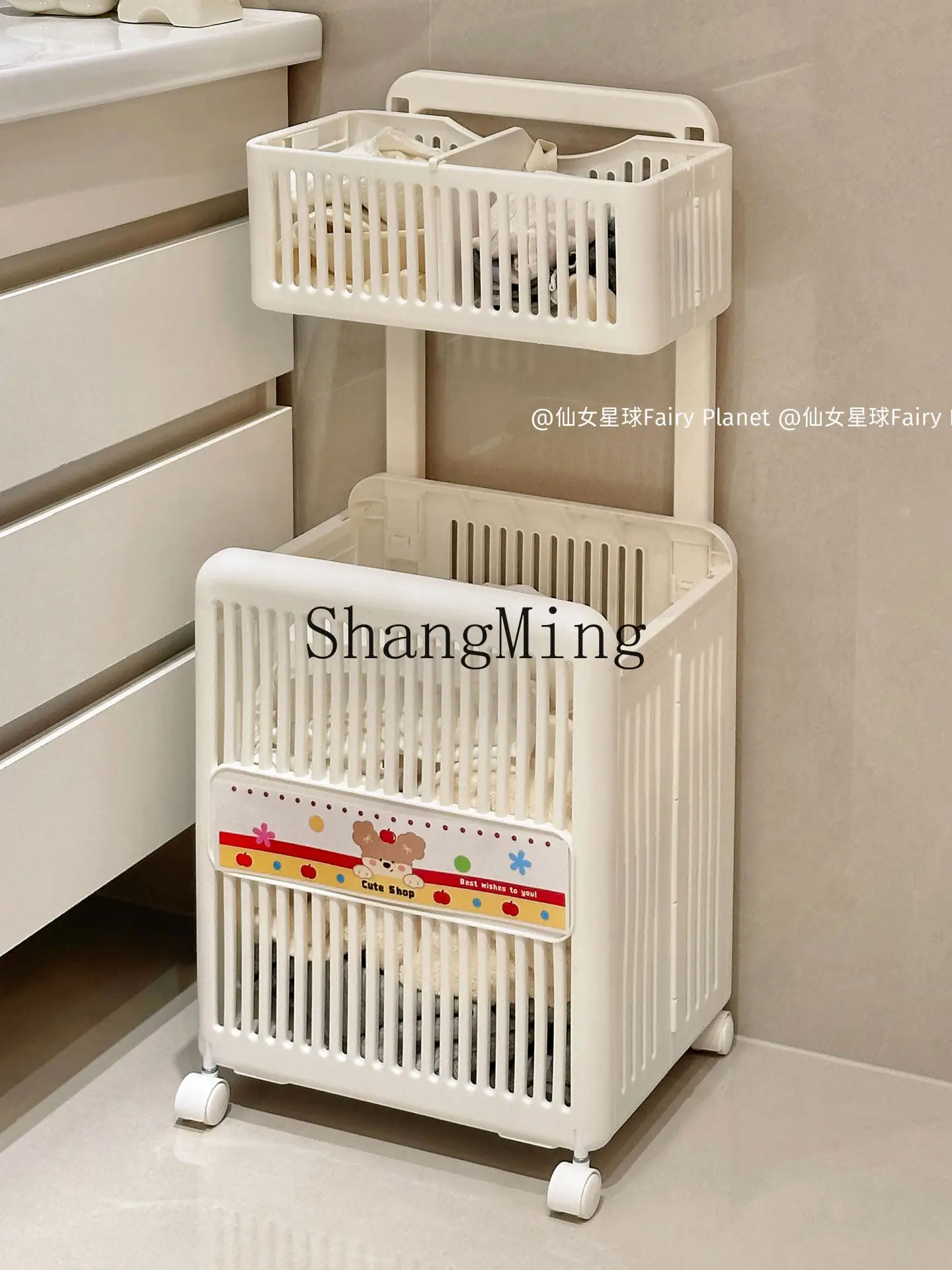 

Корзина для грязного белья CL, складная, для дома и ванной, высококачественная, на колесиках, большой вместимости