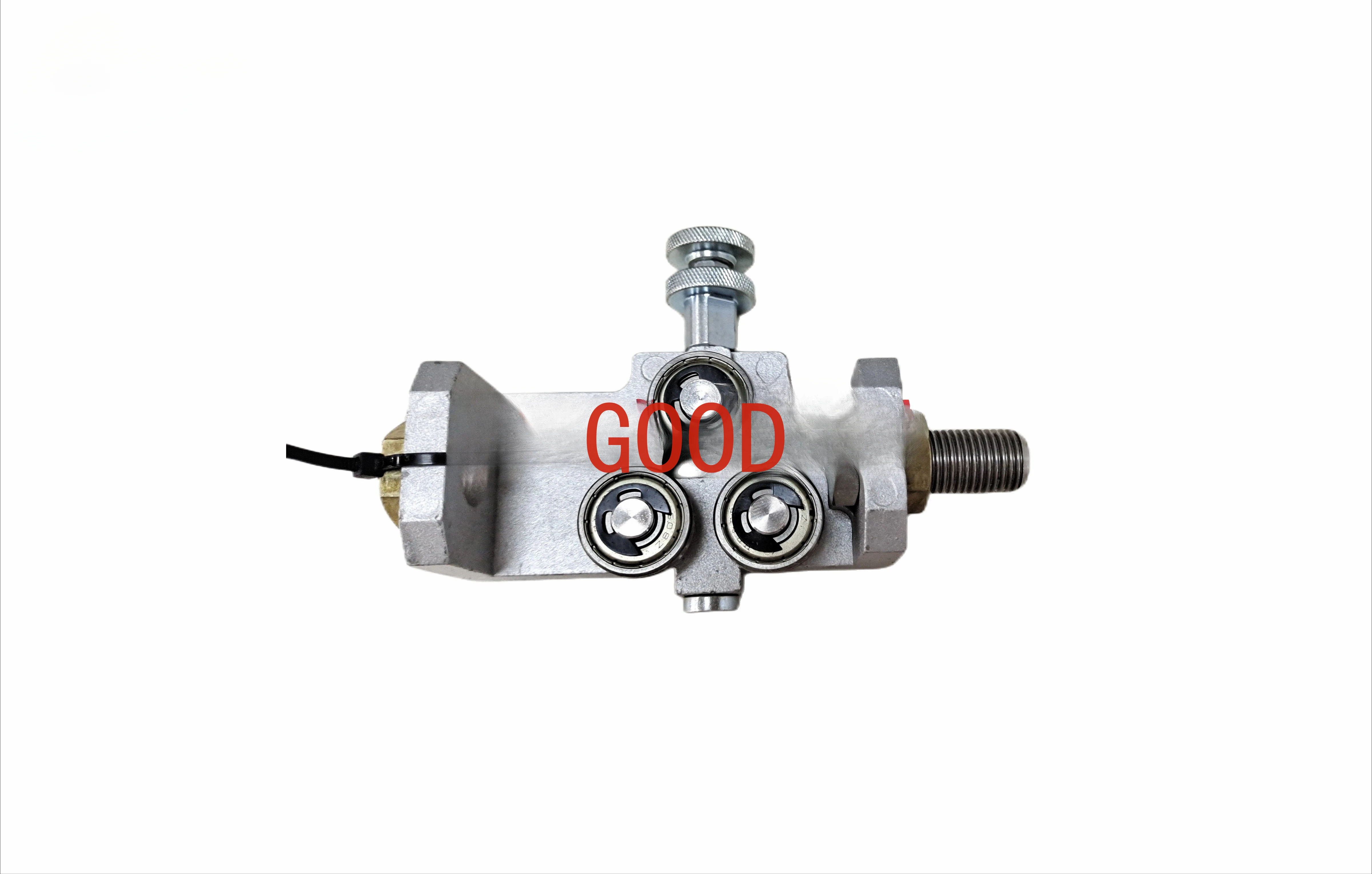 7wheel 10wheel Double Protection Barrel Cap Fittings Aluminum Metal Cable Straightener Tool Welding wire straightener