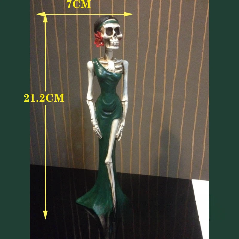 Model skull decoration ornament furniture residence