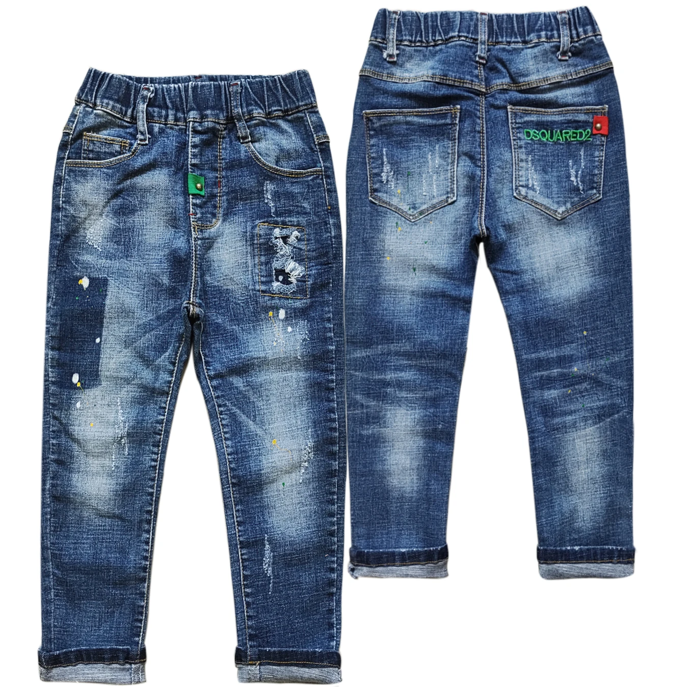 5075  4 Years Boys Denim Pants Boy Jeans Kids Pants  Soft  Trousers Spring Autumn Children Casual