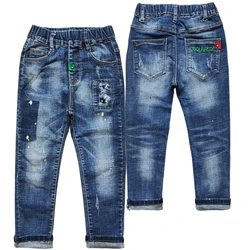 5075  4 Years Boys Denim Pants Boy Jeans Kids Pants  Soft  Trousers Spring Autumn Children Casual