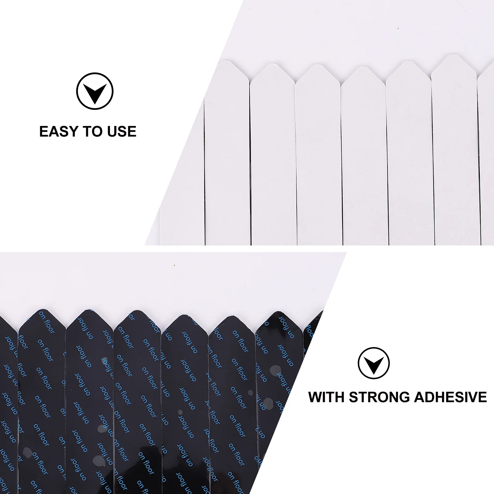 8 قطعة منصات البساط المضادة للانزلاق Traceless تحديد ملصقات مزدوجة الوجهين عدم الانزلاق السجاد الشريط منع الشباك التجاعيد الطابق #3