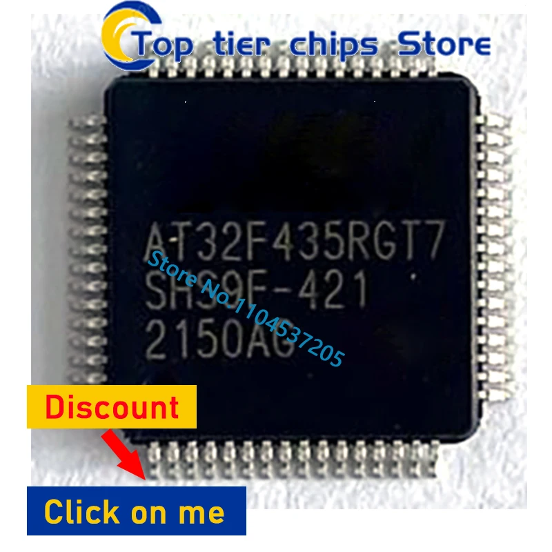 

5шт AT32F435RGT7 AT32F435 LQFP-64 новый оригинал в наличии