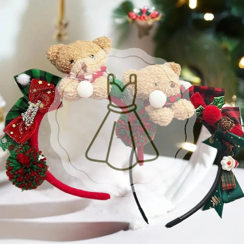 

1pc Reindeer Antlers Headband Christmas And Easter Party Headbands Deer Antlers Headband With Bells Cute Reindeer Ears Headband