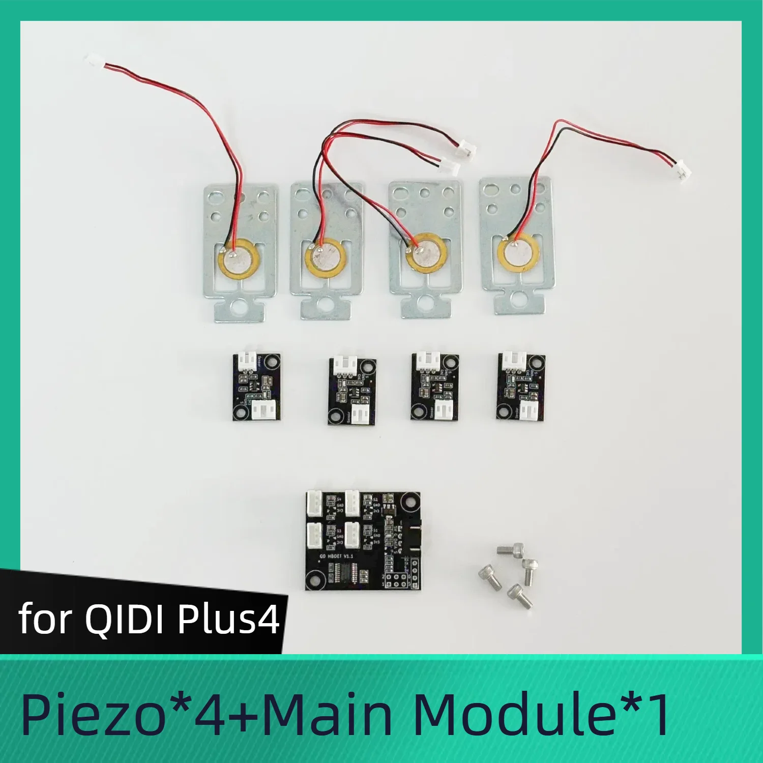 

for QIDI Plus4 Heatbed Sensor Unit Strain Gauge Electrophoretic Hole Exposure Sensor for QIDI Tech Plus4 3D Printer Accessories