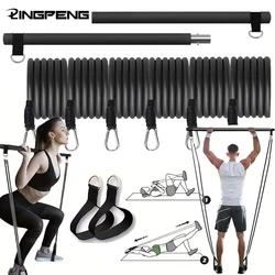 Resistance Pilates Bell Kit, Portable Home Gym Pilates Resistance Barbell Kit for Full Body Workouts