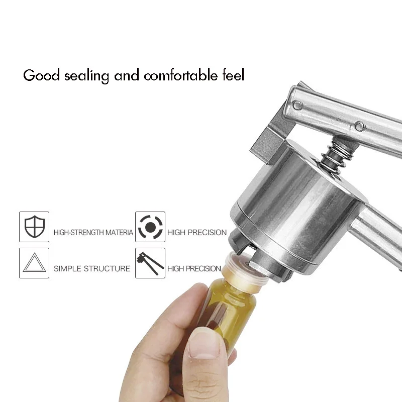 13/20 Vial Crimper Bottle Cap Crimping Tools  Handheld Spray Bottle Crimper Glass Bottle Sealing Machine Capper