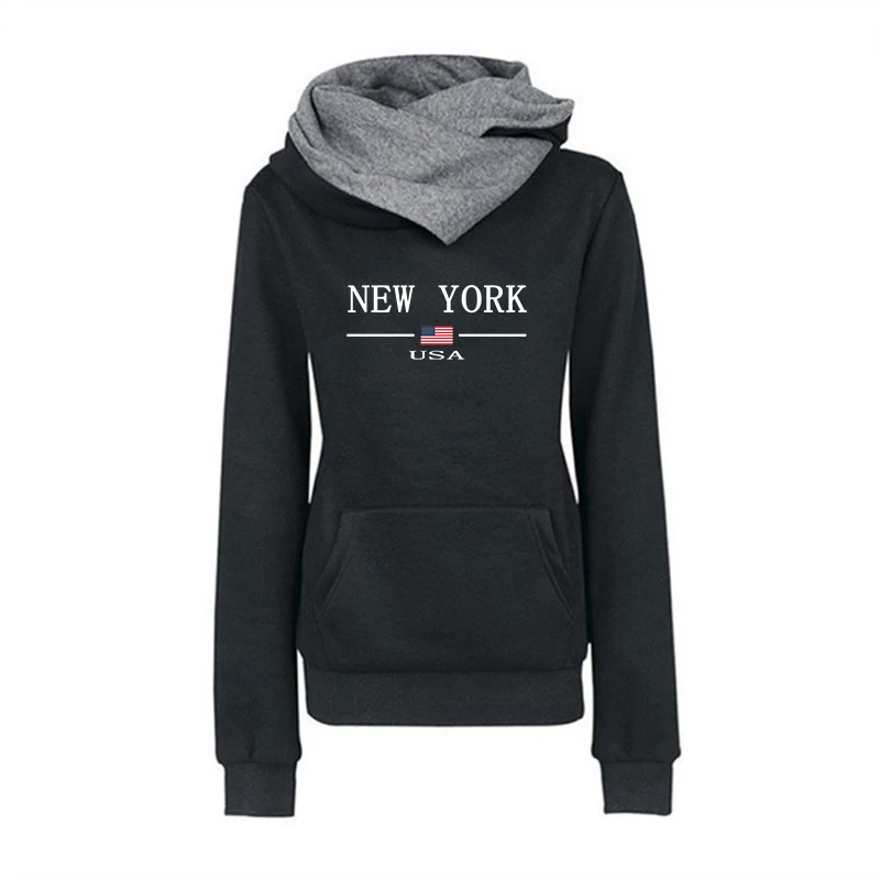 

Hoodies for womens New York Printed Versatile Sweatshirts Casual Jogging Daily Pullovers Street Hoodies Hot Sales Tops Clothing
