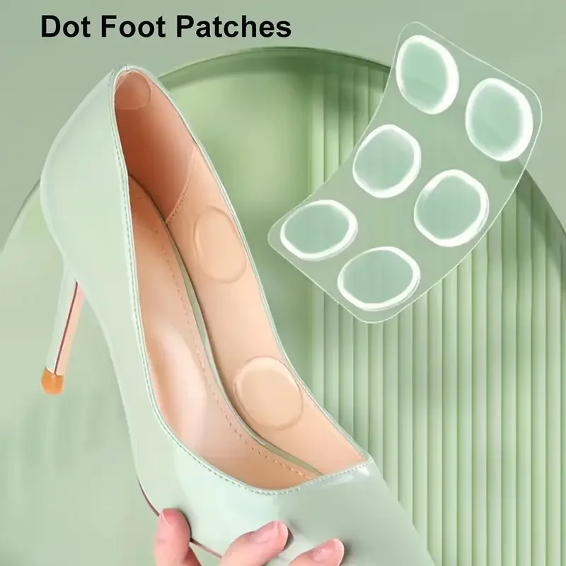 48 Pieces of Silicone Anti-Wear Heel Pads for Shoes, Transparent and Soft Shoe Lining Pads, Non-Slip and Comfortable Heel Pads, Prevent Heel Slipping and Protect Against Blisters