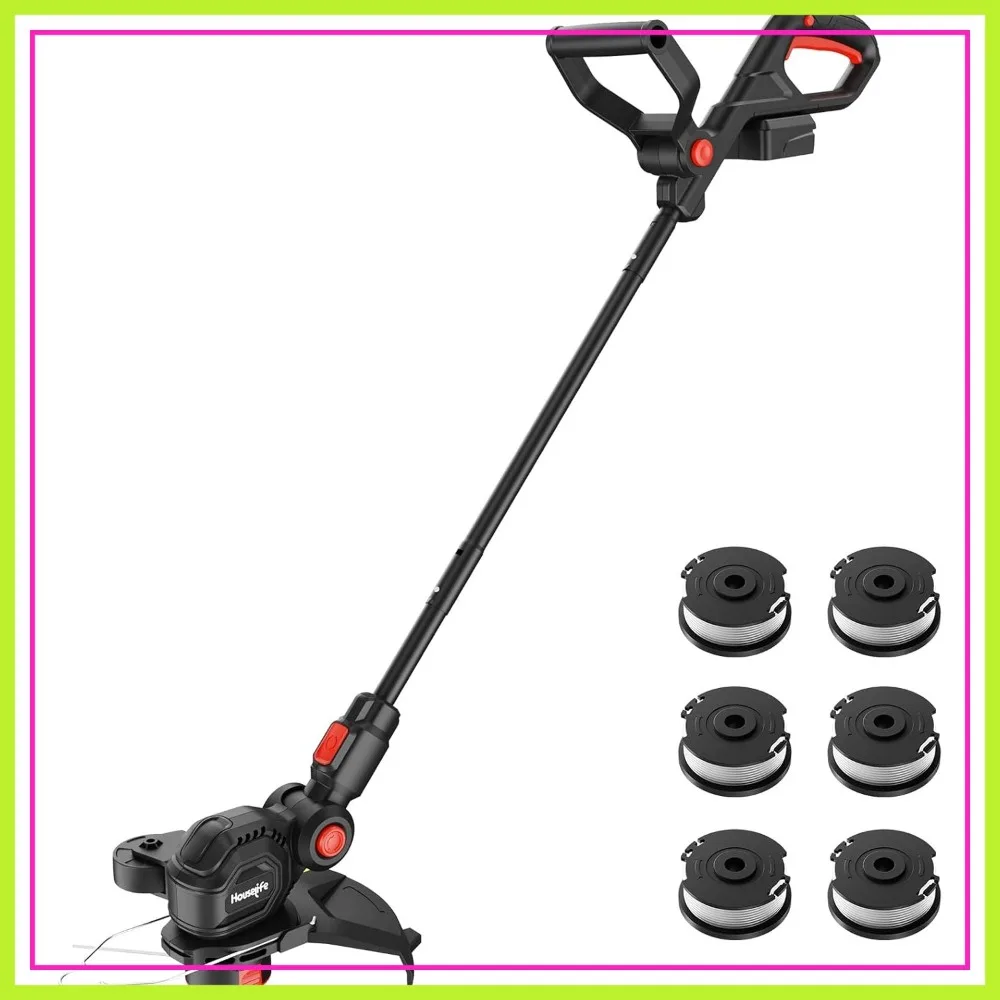 

12-Inch 3-in-1 Cordless String Trimmer, 8500RPM Auto Feed Weed Wacker for Lawn Edging & Mowing, Tool Only