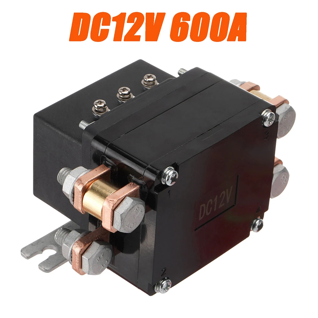 

12V Winch Solenoid Control Relay Winch Relay Electric Winch Relay 600A Relay Solenoid