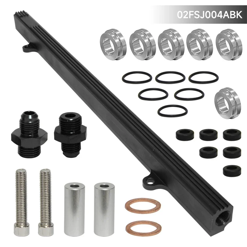 High Flow Injector Rail Fits For Nissan Skyline R32 R33 ECR33 RB25 RB25DET Engines GT-R GTS Turbo 1994-2001 Black/Blue