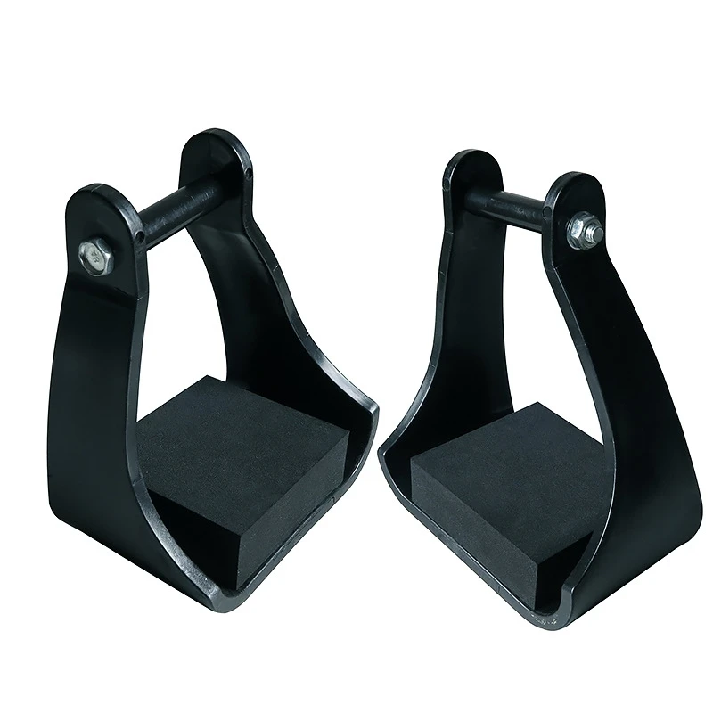 Lightweight Safety Western Stirrups, Estribos de equitação, Plástico de alta resistência, Sela equestre antiderrapante para sela, 1 par