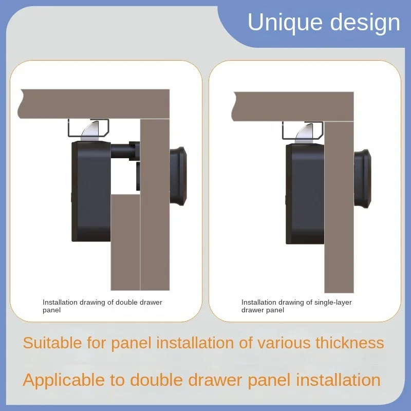 Cerraduras electrónicas inteligentes con huella dactilar para cajones, bloqueo de huella dactilar para armarios, muebles, módulo de cerradura de puerta inteligente