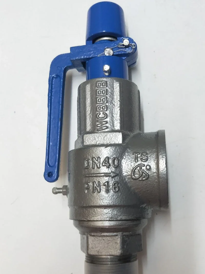 

Full open carbon steel cast steel safety valve 16C overflow pressure relief switch spring adjustable for inspection