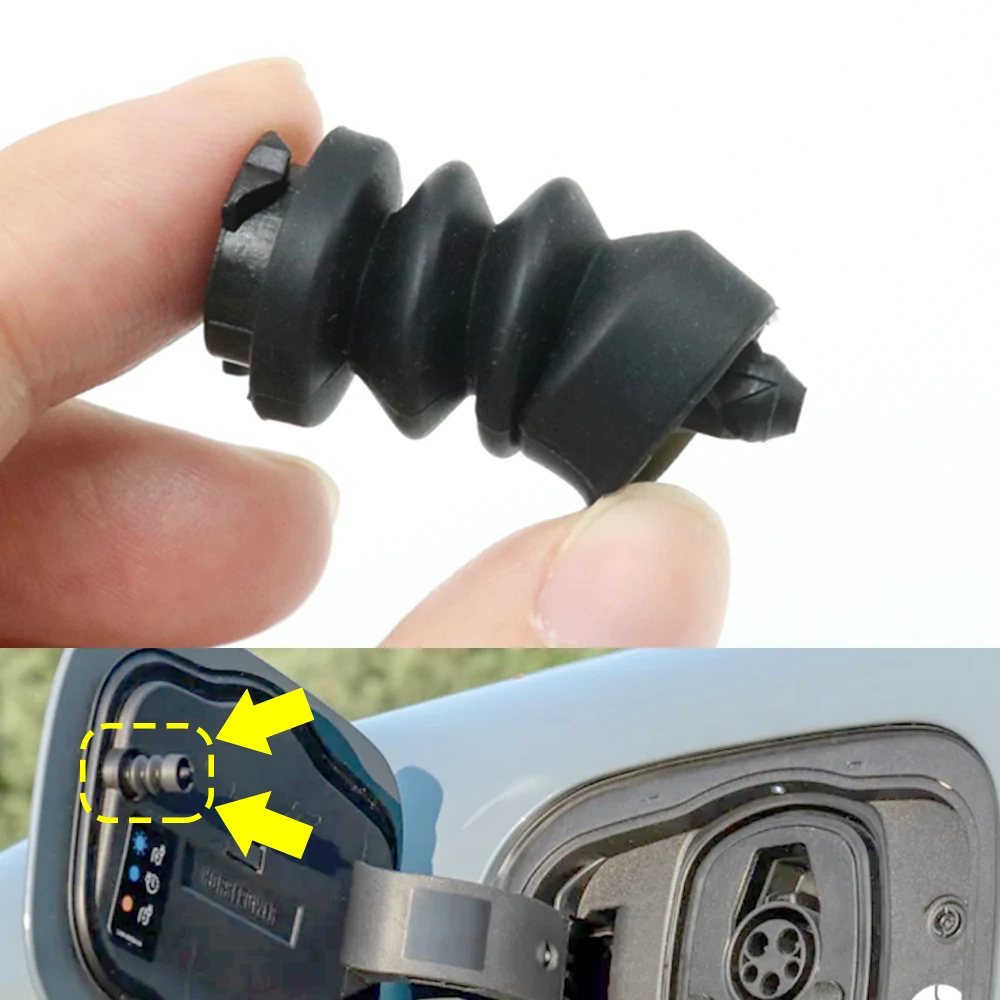 

For Ford Mustang Mach-E 2021-2025 Car Charging Port Cap Cover Door Lock Latch Snap Spring Rebound Buffer Buckle Pin Clip