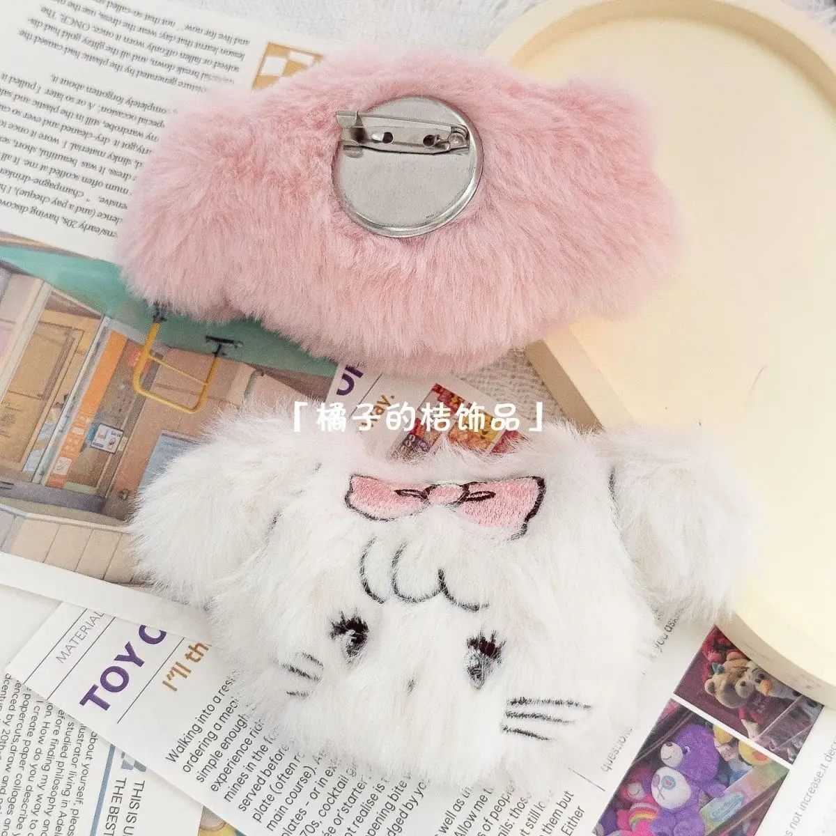 New Mikko Kawaii Brooch Trendy Accessories Cartoon Versatile Girl Heart Fashionable Girl Toy Gift High Beauty Decoration Girl