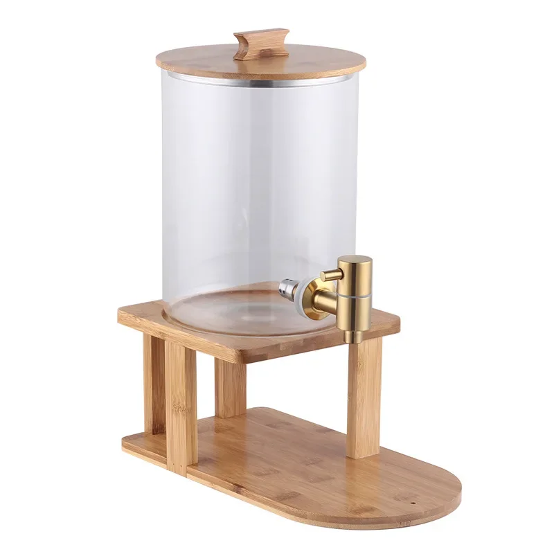 Household Cold Water Kettle Fruit Juice Bucket with Faucet Living Room Beverage Storage for High-Temperature Kitchen Use 6