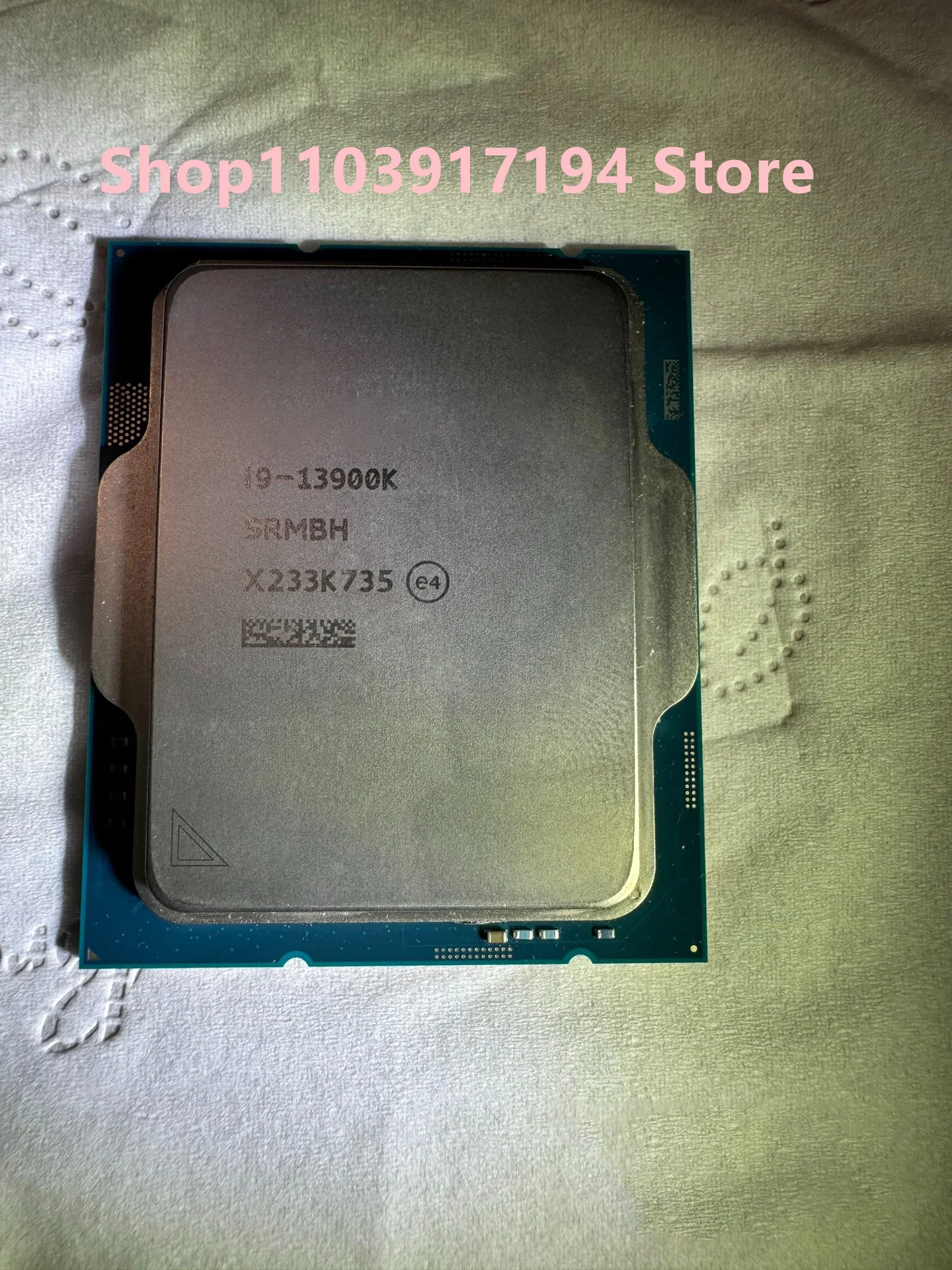 FOR Intel i9 13900K QS edition  CPU-Z displays ES SP91