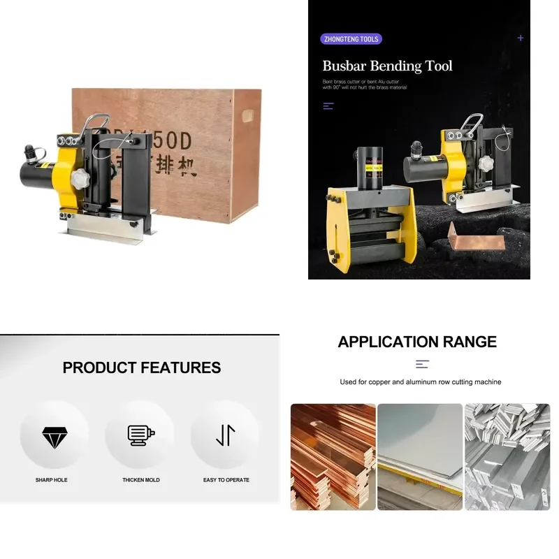 Brand For CB-150D Horizontal Type Hydraulic Copper Plate Busbar Bending Machine