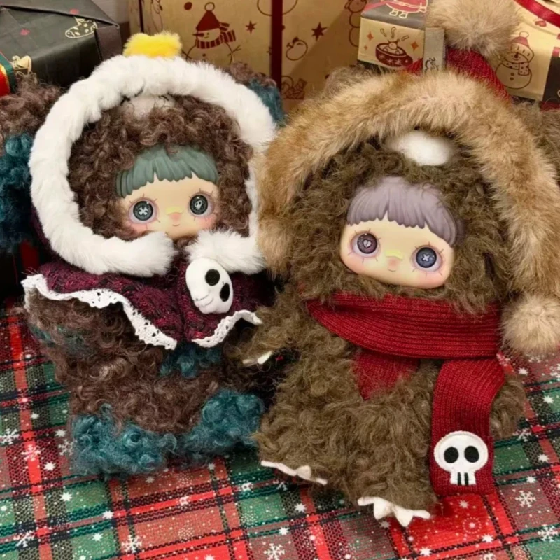 

Новинка 2022 года Maymei, зимняя праздничная слепая коробка, плюшевые игрушки, кавайные брелки с животными, рождественские куклы на день рождения для девочек, игрушки, подарки