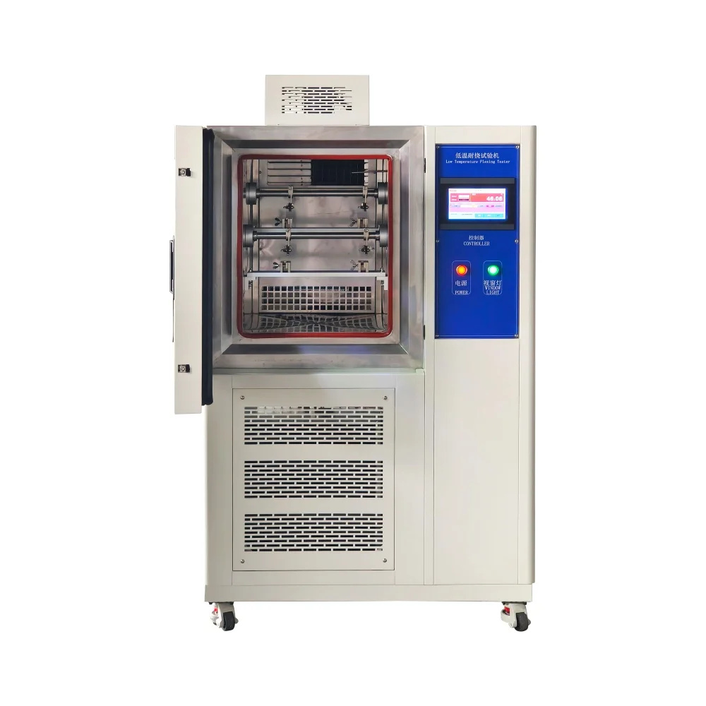 ASTM D1052 Low Temperature Flexing Tester Shoe Leather Textile Cold Resistance Flex Durability Tester