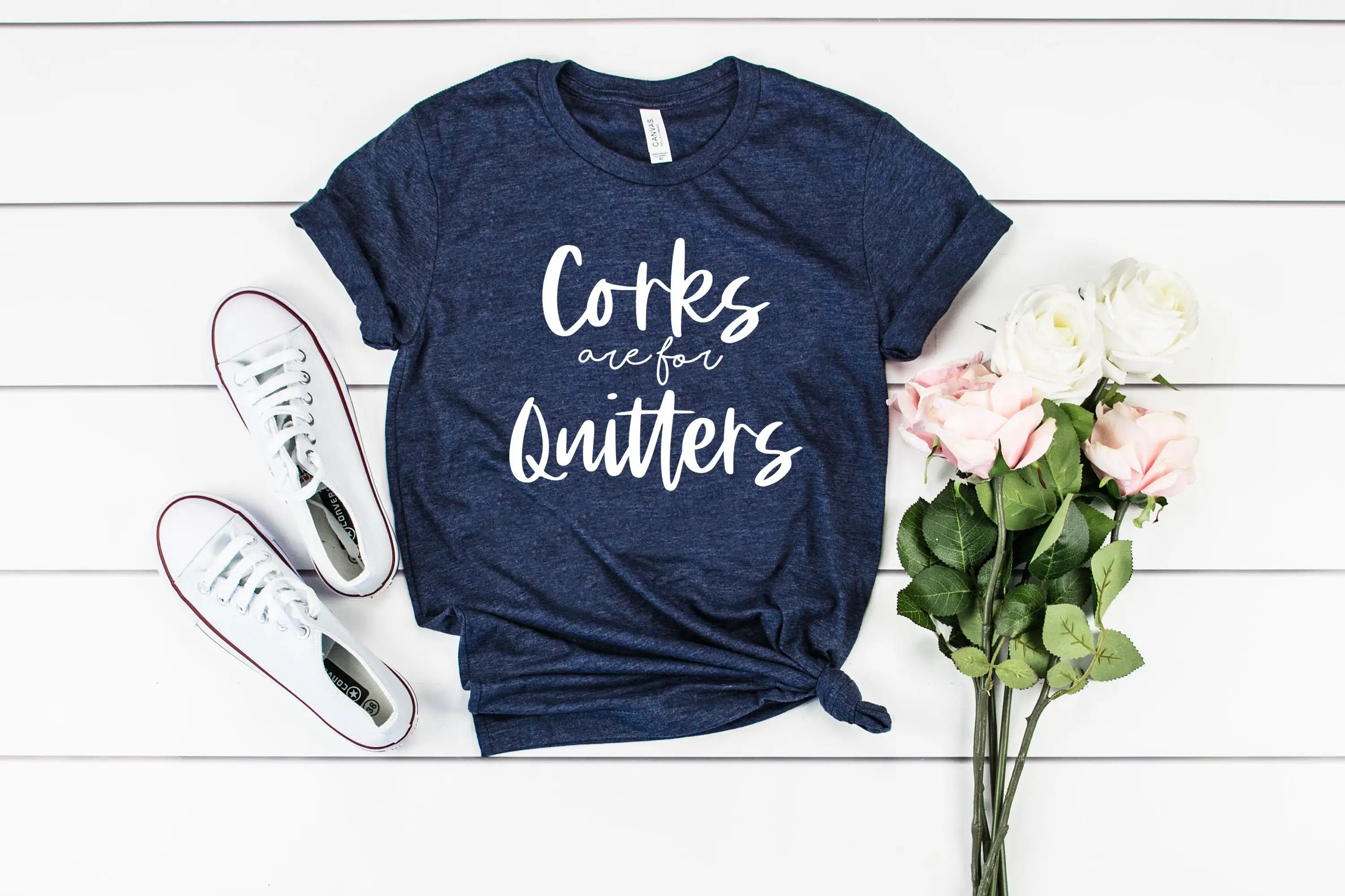 Funny wine shirt cute corks are for quitters mom gifts bachelorette party tasting winery shirts women