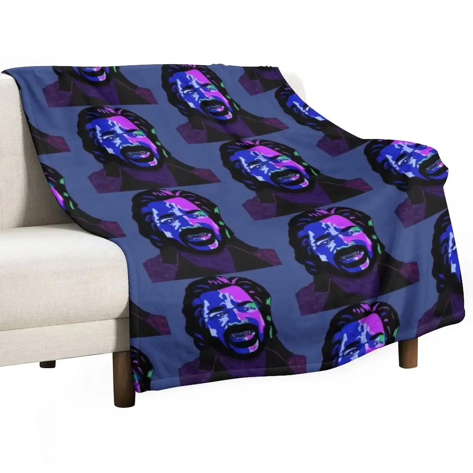 

Laszlo Cravensworth What We Do In The Shadows Matt Berry Throw Blanket Soft Nap Decorative Sofas Blankets