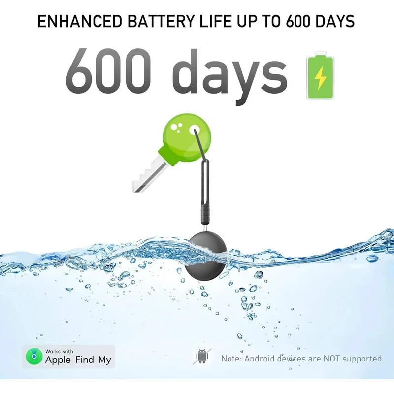 Pelacak GPS Smart Tag untuk Apple Airtags, pelacak Bluetooth Apple dengan Tuya, pencari barang anti hilang, cocok untuk koper