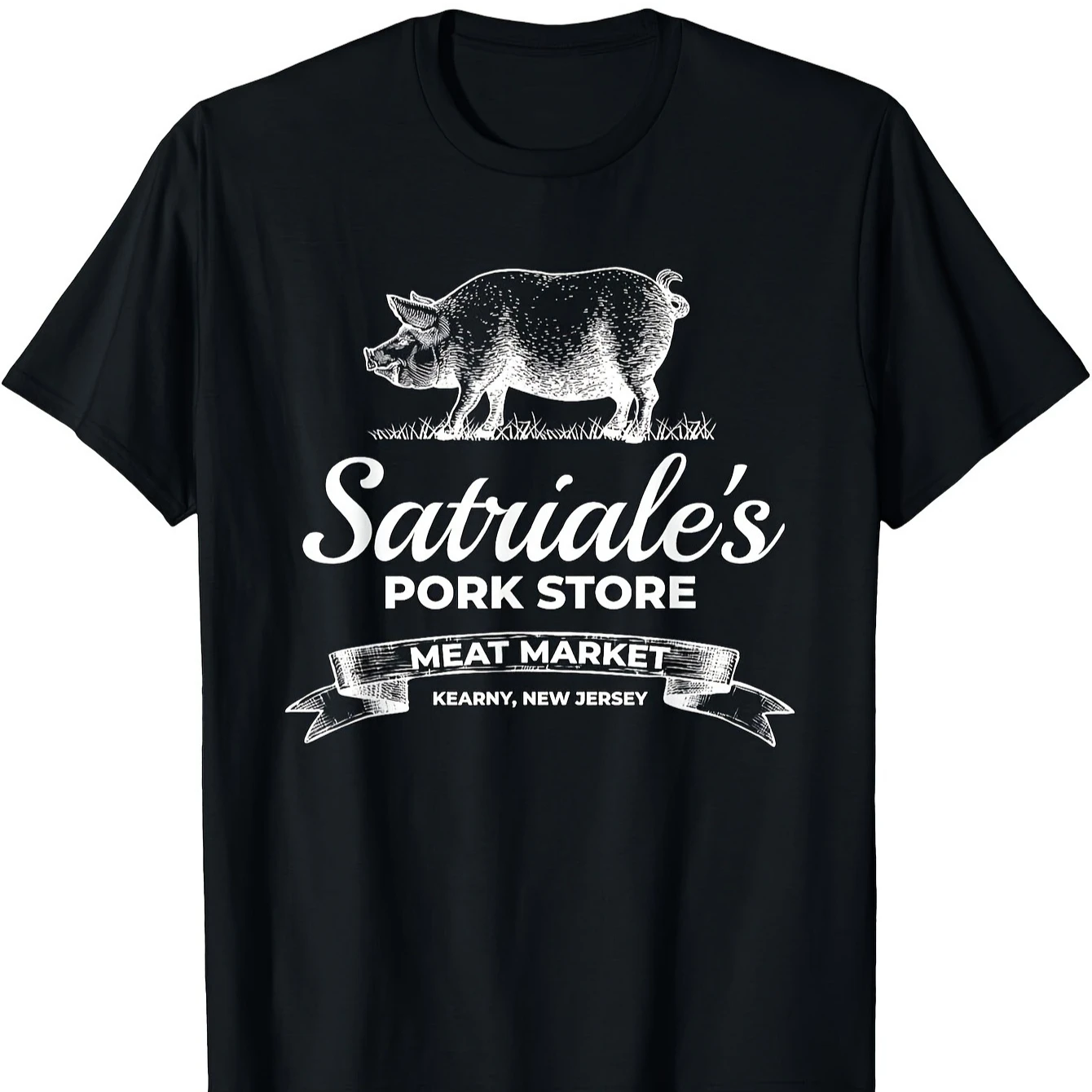 

Satriale's Pork Store Kearny NJ T-Shirt 100% Cotton O-Neck Short Sleeve Summer Casual Mens T-shirt Streetwear