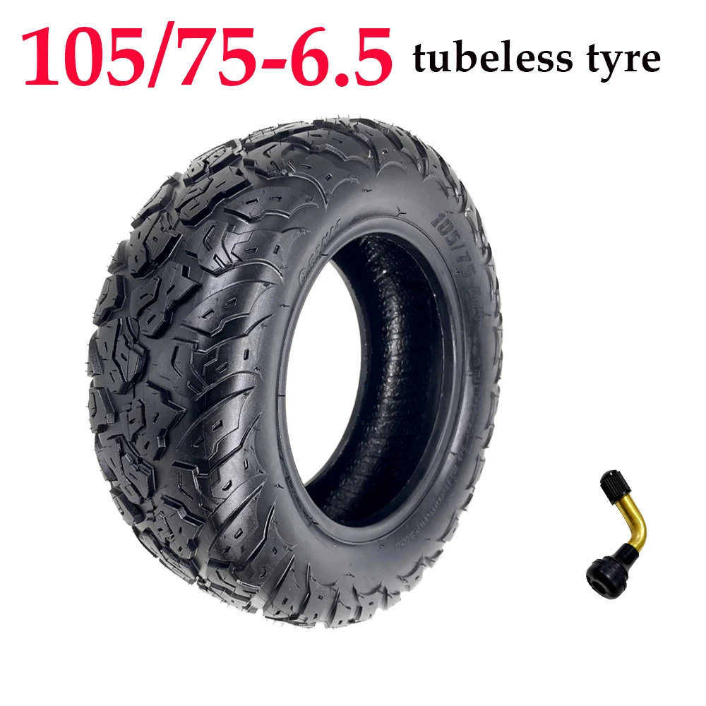 

105/75-6.5 Tubeless Tyre Widening and Thickening Off-road Vacuum Tire for Electric Scooter Accessories