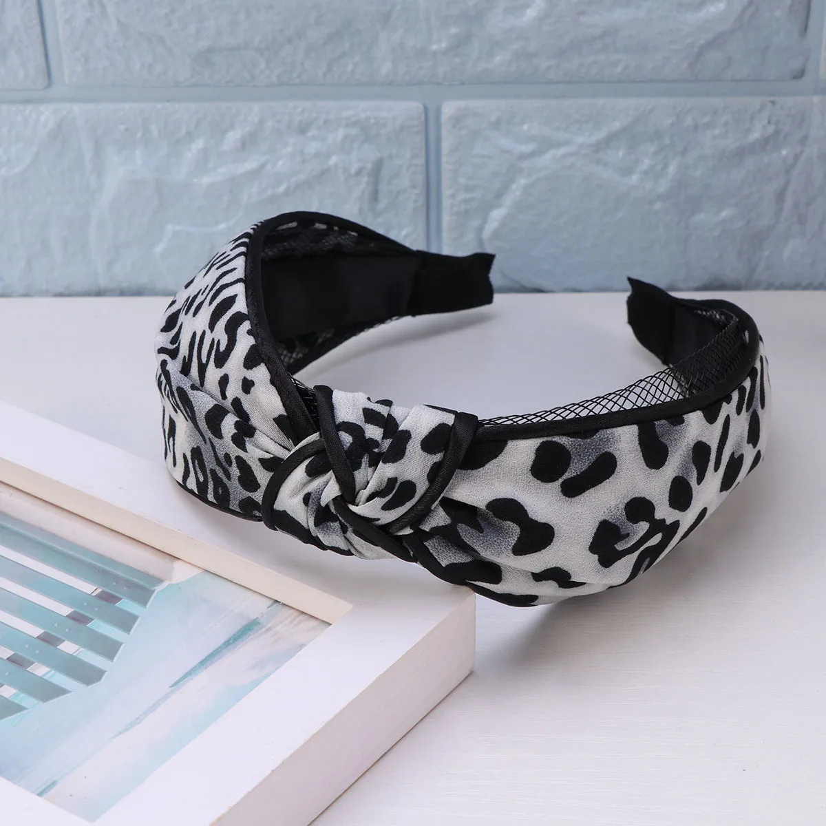 

3pcs Leopard Print Bowknot Headband Wide Cross Hoop For Women Girls Fashion Hair Accessories Daily Party Outfit Breathable