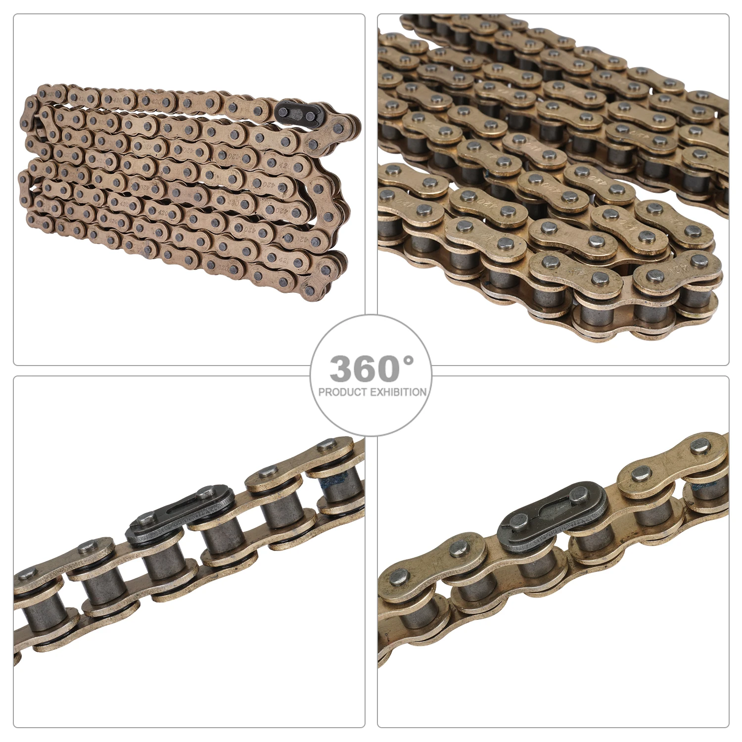 

428-120L Heavy Duty Motorcycle Chain CNC Engine Parts for Electric Off-road Bike