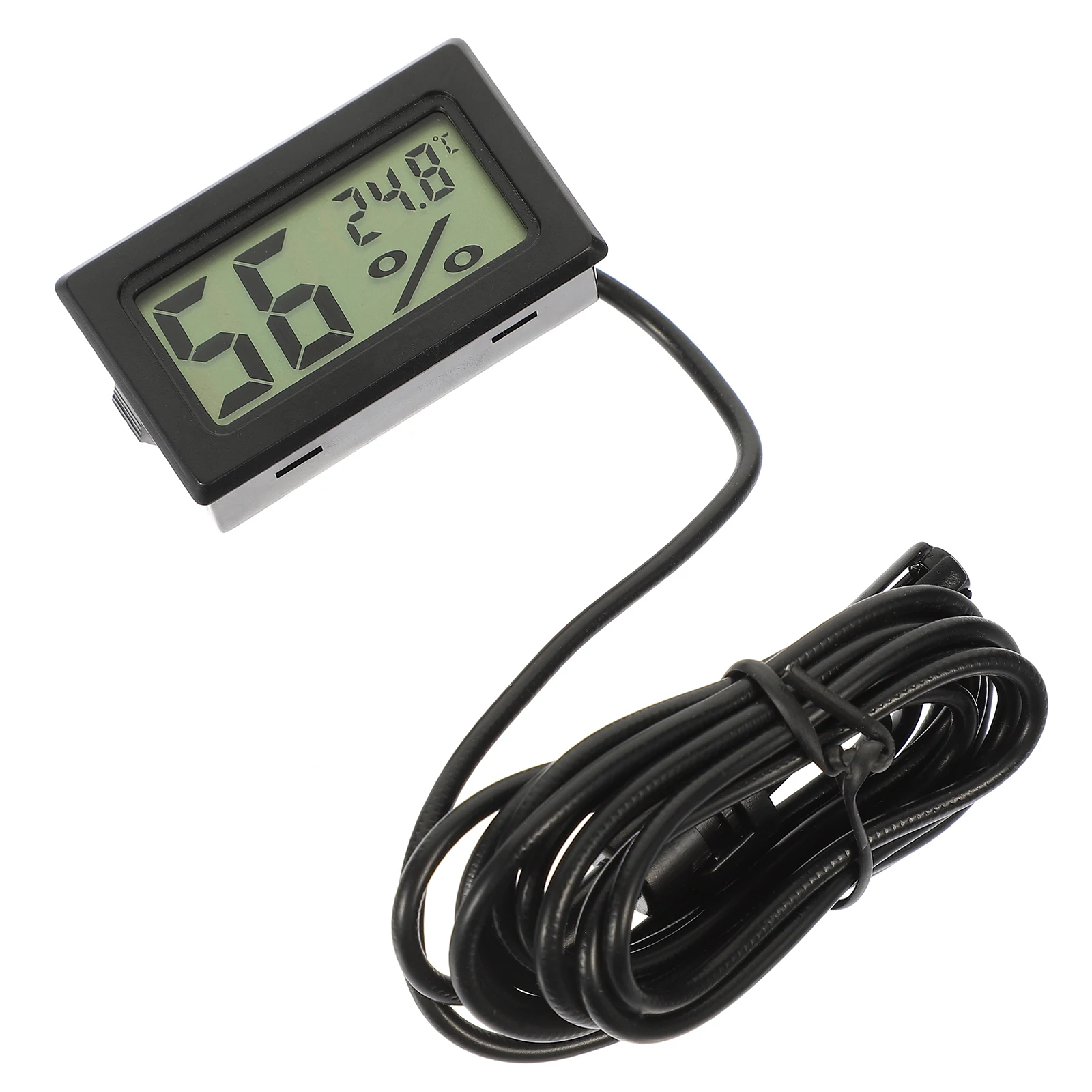 

Aquarium Thermometer Water Temperature Monitoring Tool Compact LCD Display Energy Saving Plastic Hygrometer For Fish Tank Long
