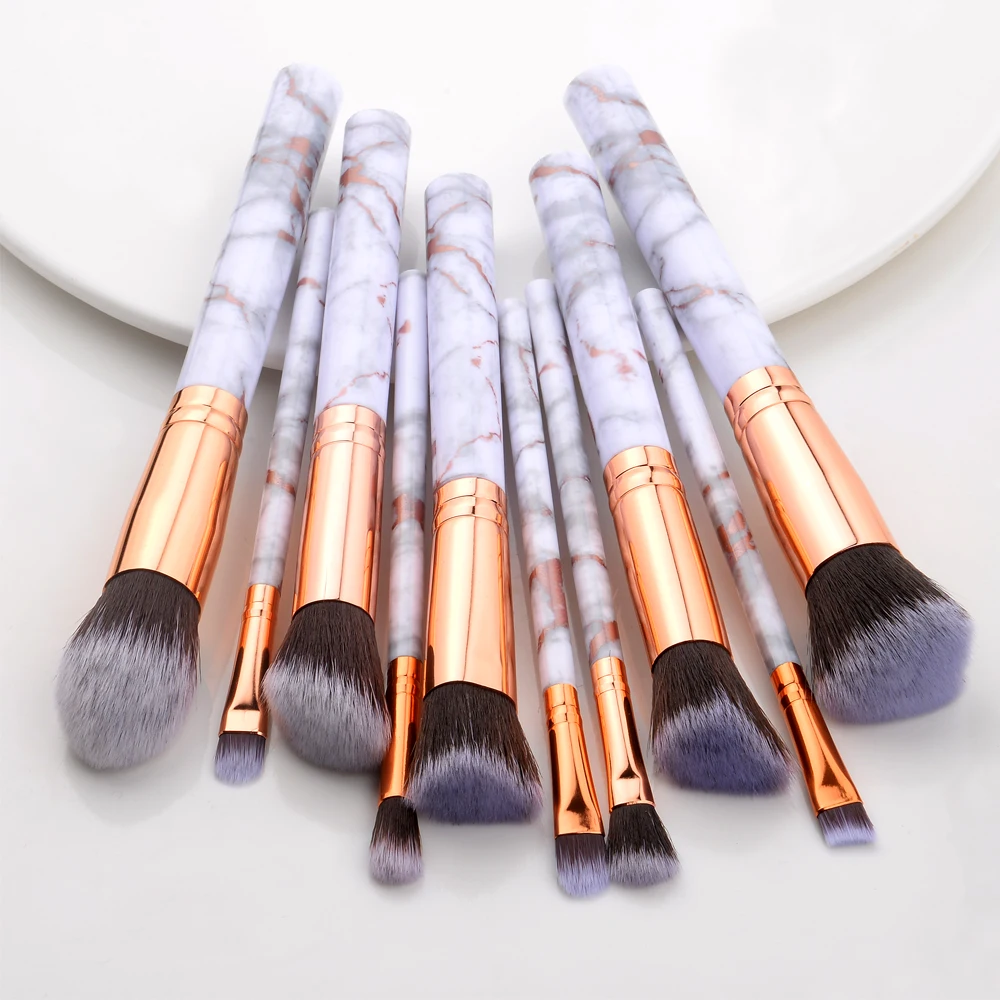 KOSMETYKI Gold Makeup Brushes Tool Set Cosmetic Powder Eye Shadow Foundation Blush Blending Beauty Make Up Brush Maquiagem