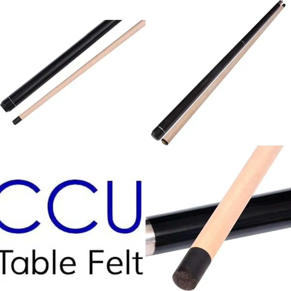 

58 Two-Piece Break Cue with Hardwood Canadian Maple - 23 Oz, Choose Black, Red, Green, or Blue