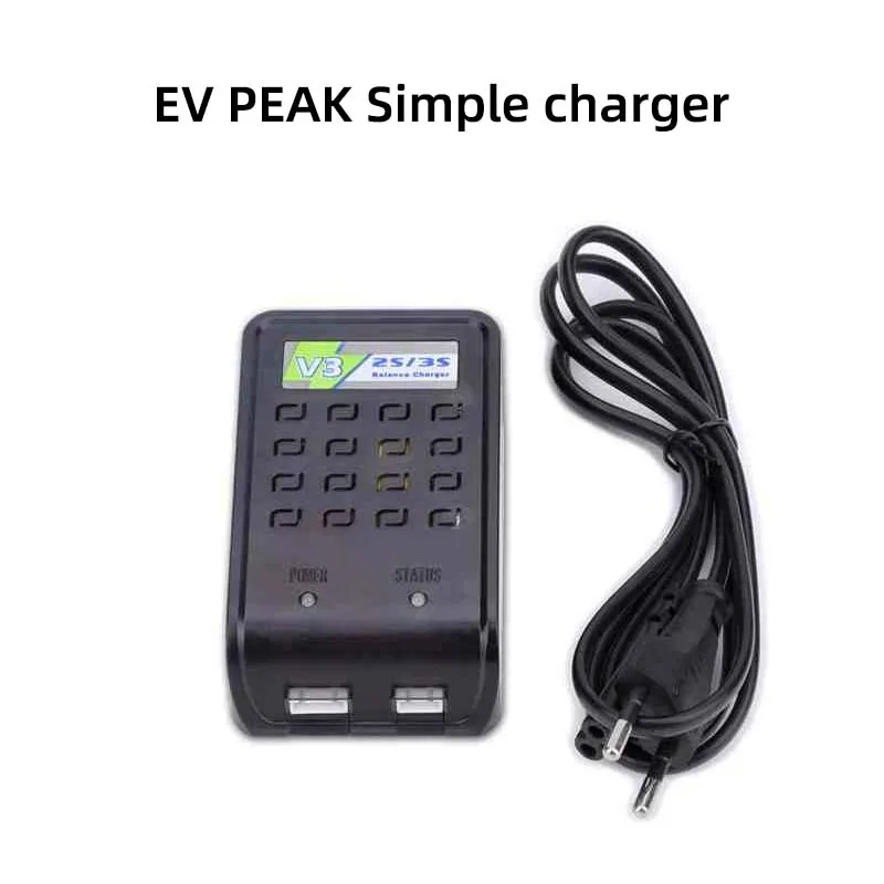 EV PEAK Li-ion Battery Balance Charger for V3 Simple 2S-3S