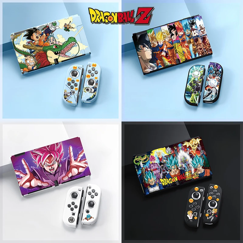 

Dragon Ball Anime Son Goku Soft Shell Protective Case Switch OLED Nintendo Shell Anti-vibration Protective Case Accessories Gift
