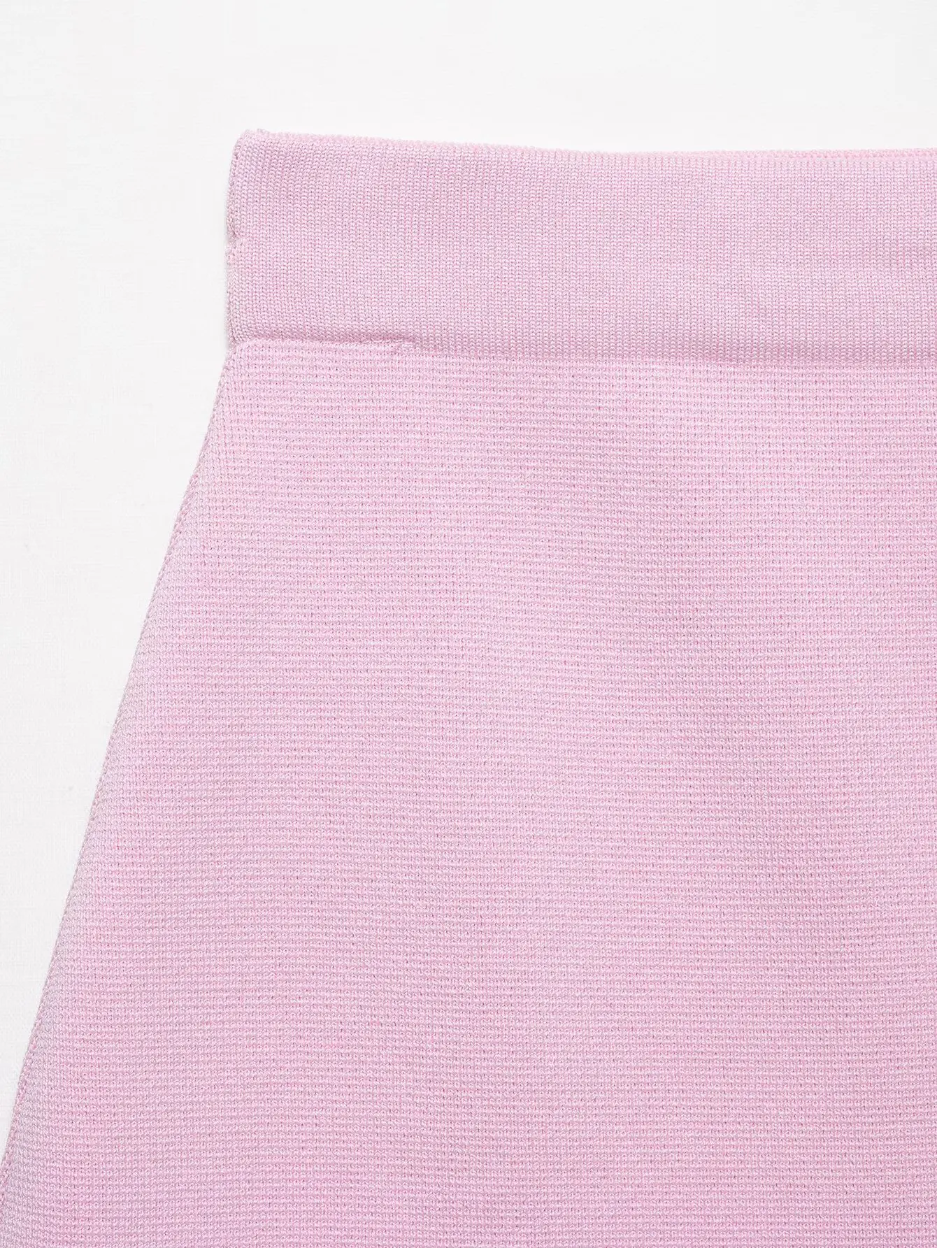 ผู้หญิง Cropped ถักชุดกระโปรงลูกเรือคอเดี่ยวเสื้อ Elastic เอว A-Line กระโปรงฤดูใบไม้ผลิฤดูร้อนใหม่ Chic ชุด