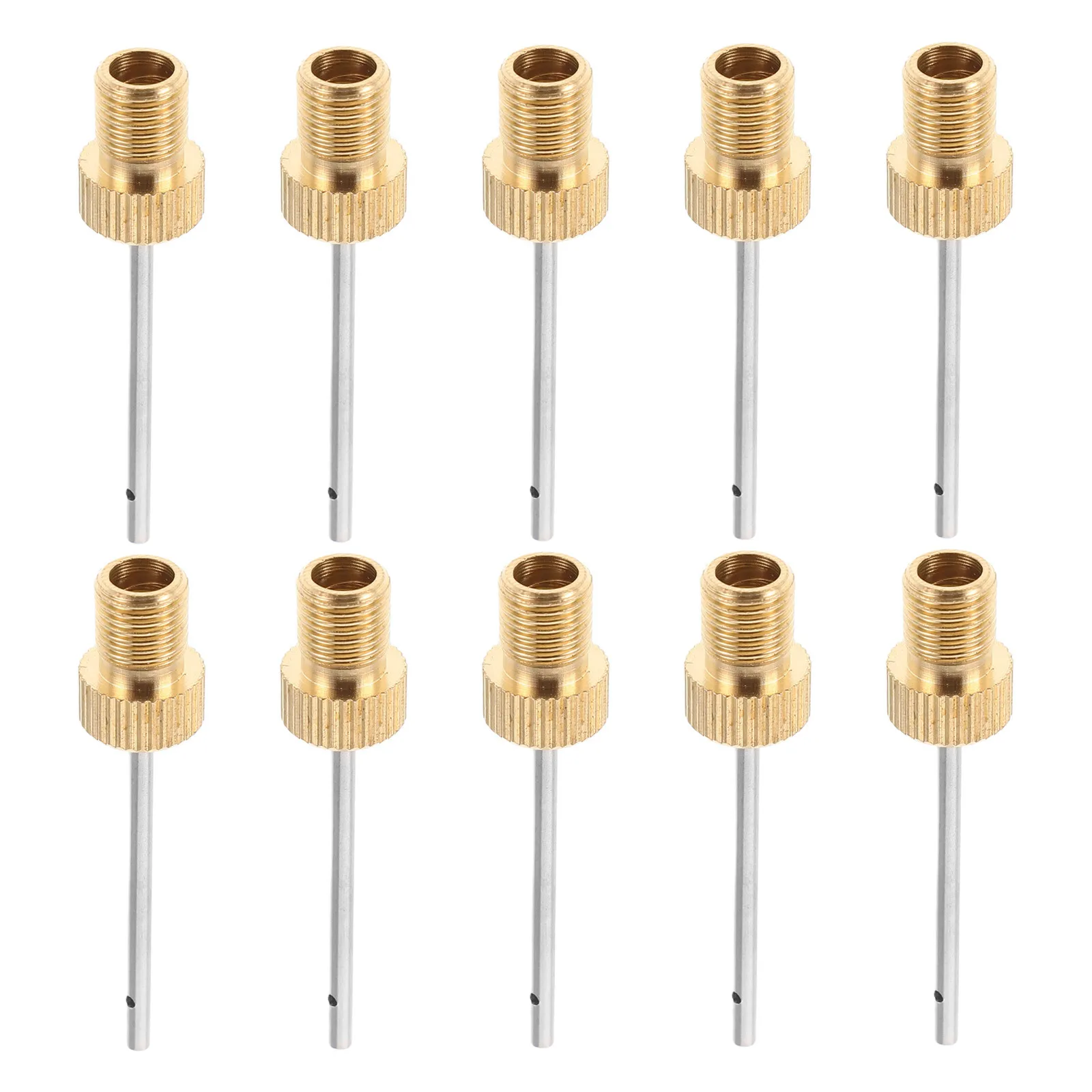 

10Pcs Heavy Duty Stainless Steel Ball Needles for Inflating Sports Balls Compact Lightweight Air Pump Accessories for Athletes