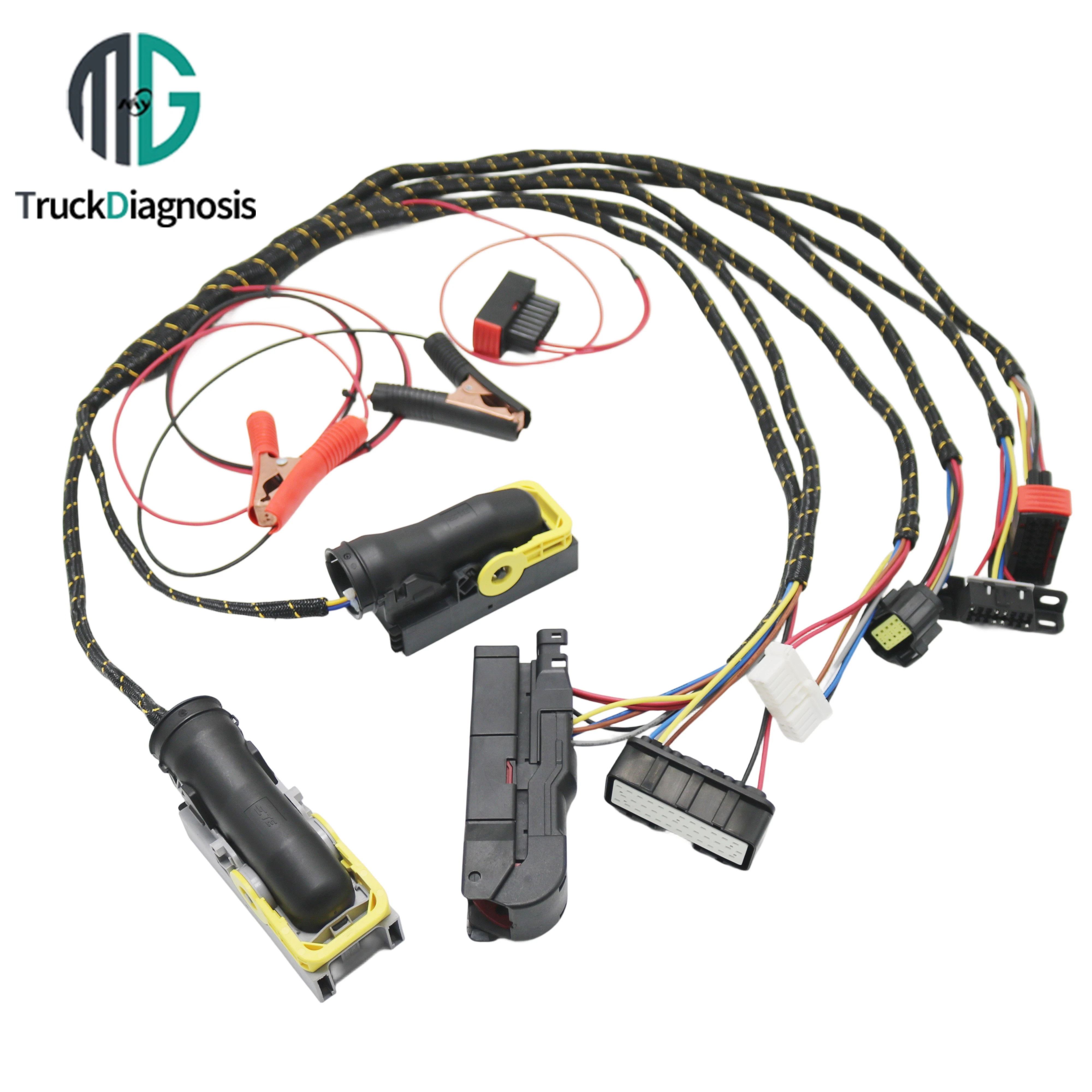 

﻿ Для Volvo Excavator ECU Диагностический кабель Многоголовочный тест программирования двигателя Flash Harness Line