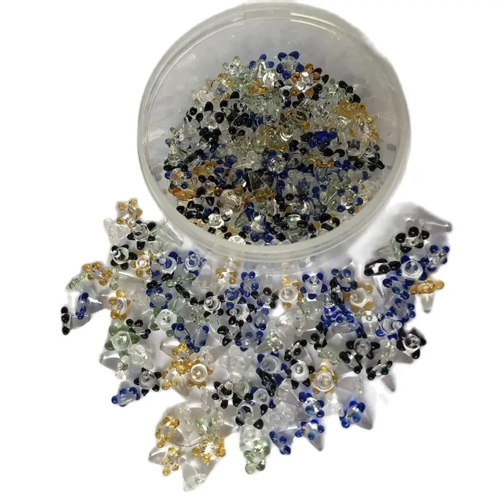 10pcs/lot Hand Daisy Glass Screens for Bowls Accessories